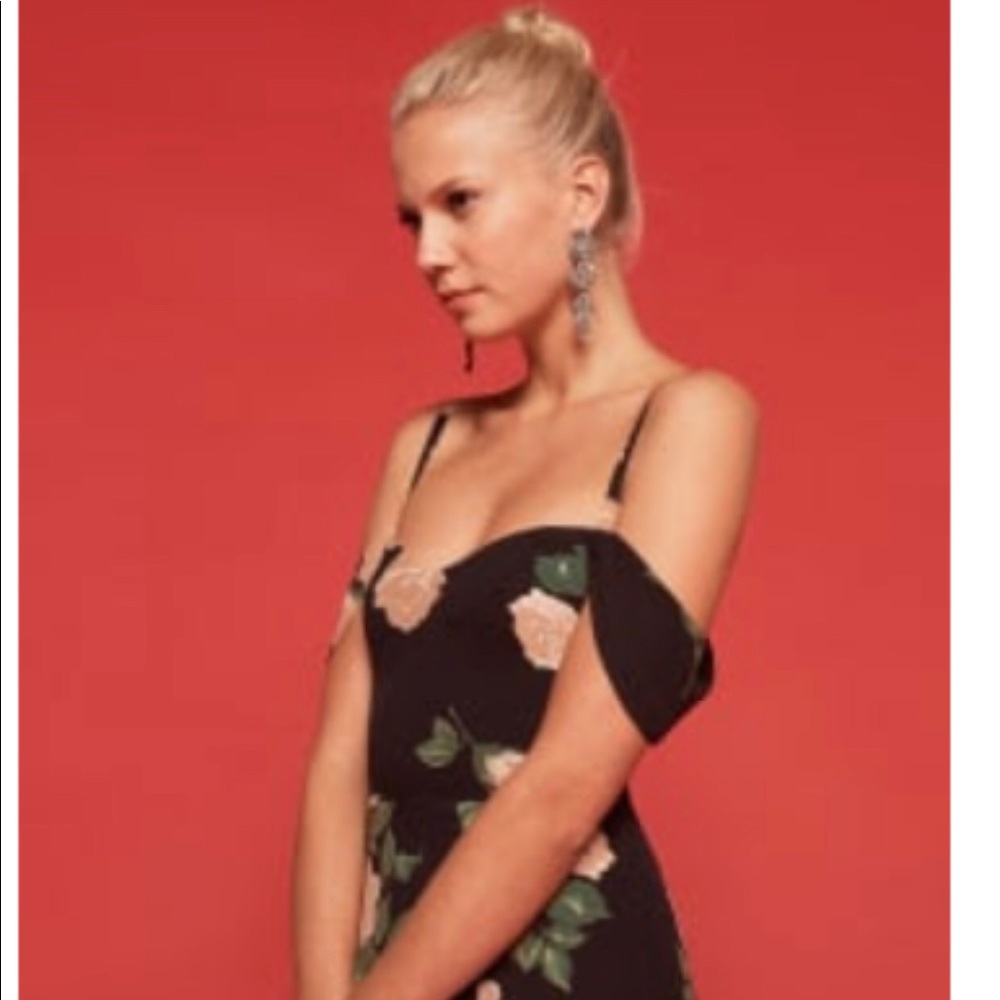 Reformation Off The Shoulder Poppy Dress